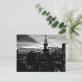 Black & White New York City Midtown Postkarte (Stehend Vorderseite)