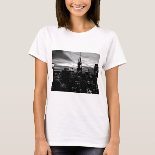 Black & White New York City Midtown T-Shirt (Vorderseite)