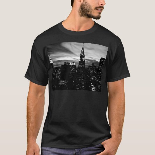 Black & White New York City Midtown T-Shirt (Vorderseite)
