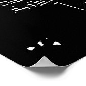 Black & White New York City Pop Art Poster (Ecke)