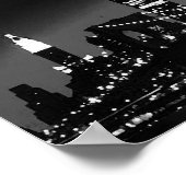 Black & White New York City Poster (Ecke)