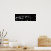 Black & White New York City Poster (Küche)