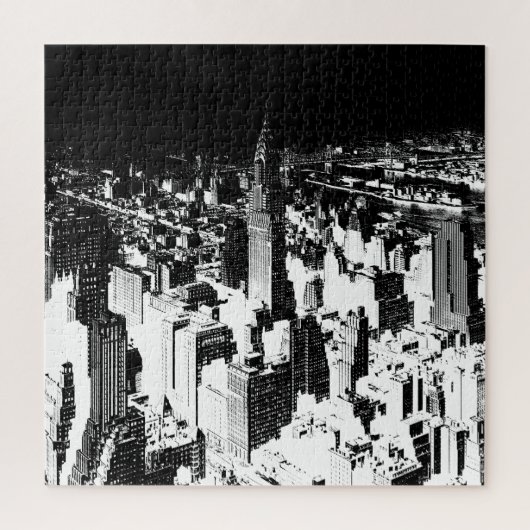 Black & White New York Puzzle (Vertikal)
