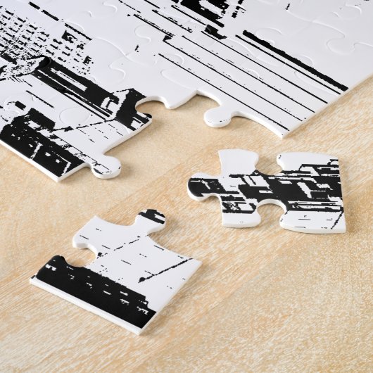 Black & White New York Puzzle (Seite)
