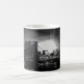 Black & White New York Skyline Kaffeetasse (Mittel)