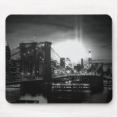 Black & White New York Skyline Mousepad (Vorne)