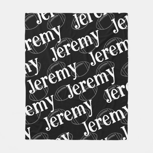 Black & White Novelball Fleece Blanket (Vorderseite)