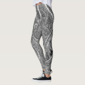 Black & White Paisley Sublime Leggings (Links)