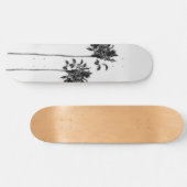Black & White Palm Duo Finesse #1 #tropic #wall Skateboard (Horizontal)