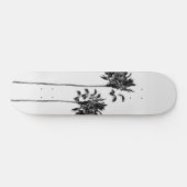 Black & White Palm Duo Finesse #1 #tropic #wall Skateboard (Horizontal)