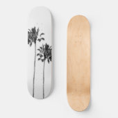 Black & White Palm Duo Finesse #1 #tropic #wall Skateboard (Vorderseite)