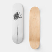 Black & White Palm Finesse #1 #tropic #wall #art Skateboard (Vorderseite)