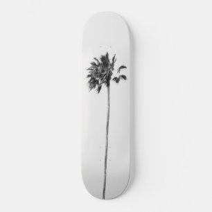 Black & White Palm Finesse #1 #tropic #wall #art Skateboard