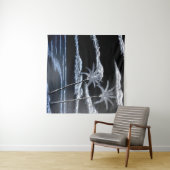 Black & White Palm Trees Wandteppich (Beispiel (Horizontal))