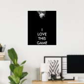 Black & White Panoramic Basketball Poster (Heimbüro)