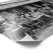 Black & White Paris Café Fotodruck (Ecke)