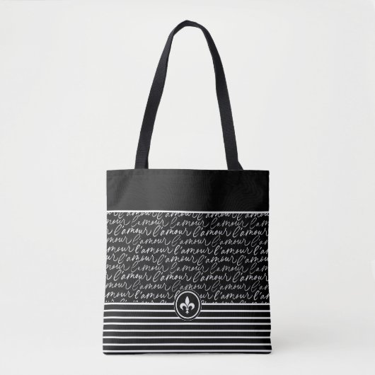 Black & White "Paris Dreaming" Tasche (Vorderseite)