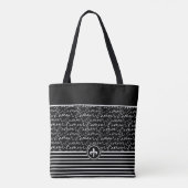 Black & White "Paris Dreaming" Tasche (Rückseite)