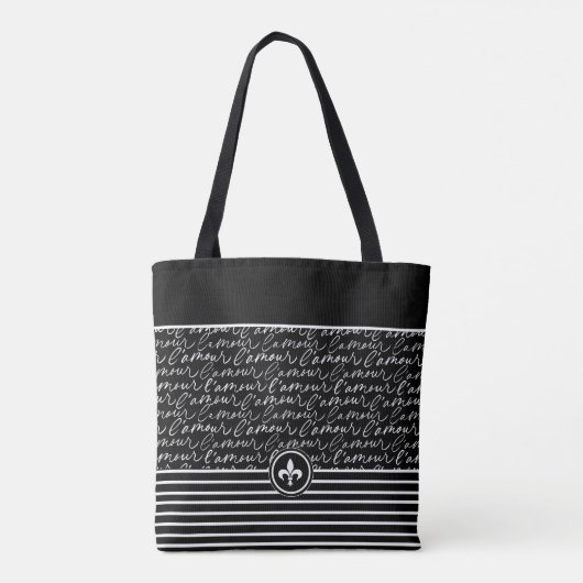 Black & White "Paris Dreaming" Tasche (Rückseite)