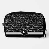 Black & White "Paris Dreaming" Waschbeutel (Vorderseite)