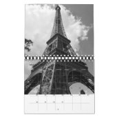 Black & White Paris Eiffel Tower Kalender (Mär 2027)