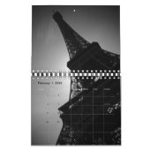 Black & White Paris Eiffel Tower Kalender (Feb 2026)