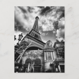Black & White Paris Postkarte