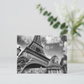 Black & White Paris Postkarte (Stehend Vorderseite)