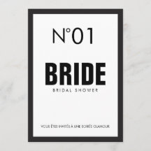 Black & White PARIS Thema BRAUTPARTY Party