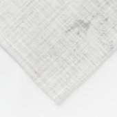 Black & White Peekaboo Lemur Minimalistisches Kind Fleecedecke (Ecke)