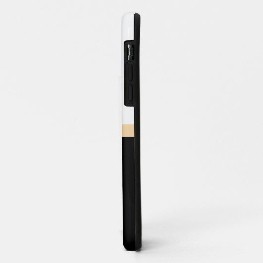 Black White Personalized Hustle Boss Babe Case-Mate iPhone Hülle (Hinten/Links)