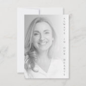 Black & White Photo for Memorial Service (Vorderseite)