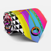 Black White Piano Keys  Krawatte (Gerollt)