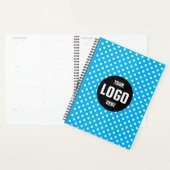 Black & White Polka Dot Custom 2026 Business Planer (Anzeige)