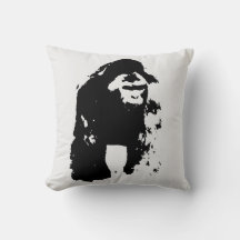 Black White Pop Art Gorilla