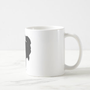 Black & White Pop Bison Buffalo Kaffeetasse