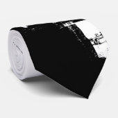 Black & White Pop Kunst, Dichtung und Musik Krawatte (Gerollt)