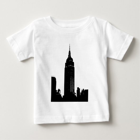 Black & White Pop New York Baby T-shirt (Vorderseite)