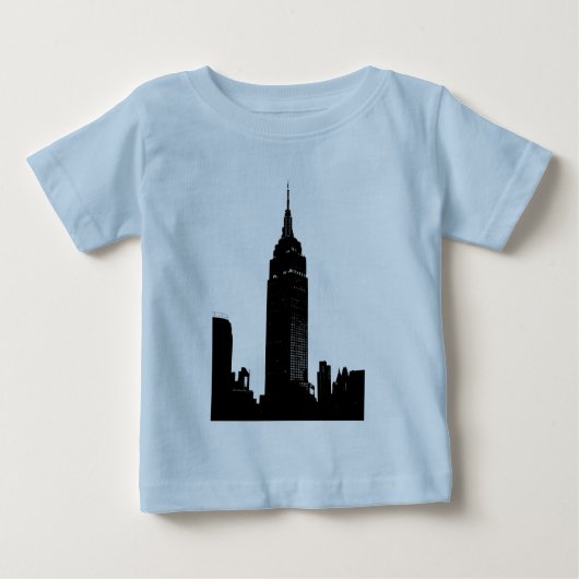 Black & White Pop New York Baby T-shirt (Vorderseite)