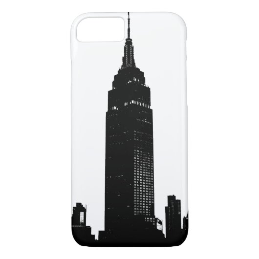 Black & White Pop New York Case-Mate iPhone Hülle (Rückseite)