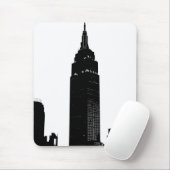 Black & White Pop New York Mousepad (Mit Mouse)