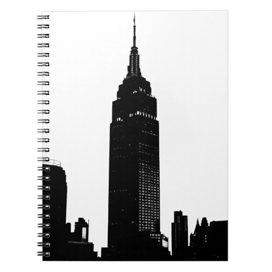 Black & White Pop New York Notizblock (Vorderseite)
