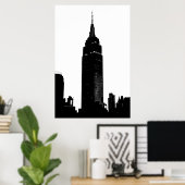 Black & White Pop New York Poster (Heimbüro)