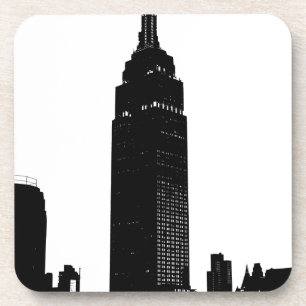 Black & White Pop New York Untersetzer