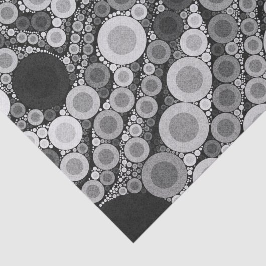 Black&White Retro Muster Seidenpapier (Ausschnitt)