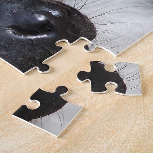 Black & White Ruffed Lemur, Jigsaw Puzzle (Seite)