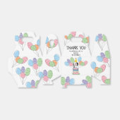 Black & White Sheepadoodle Geburtstag Vielen Dank Geschenkschachtel (Ungefaltet)