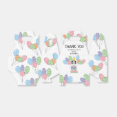 Black & White Sheepadoodle Geburtstag Vielen Dank Geschenkschachtel (Ungefaltet)