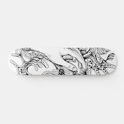 black&White Skateboard (Horizontal)