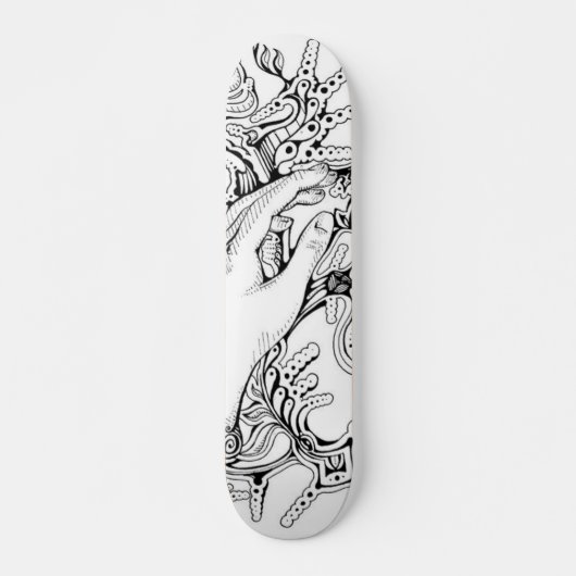 black&White Skateboard (Vorne)